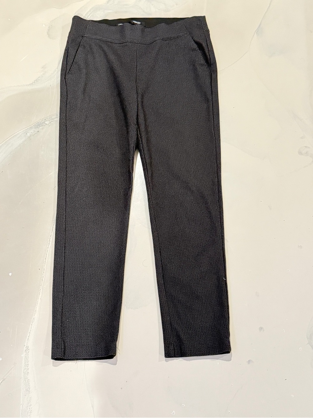 Simply Vera Vera Wang Black Cropped Knit Ankle Pants